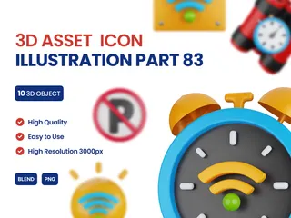 Miscellaneous 3D Icon Pack