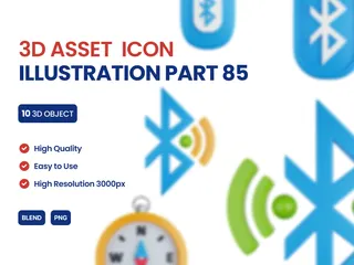 Miscellaneous 3D Icon Pack
