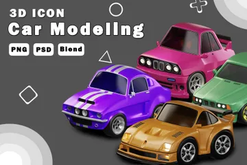 Carro Pacote de Icon 3D