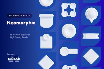 Neomorphic 3D Icon Pack