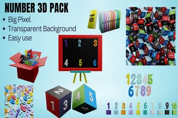 Número Paquete de Icon 3D