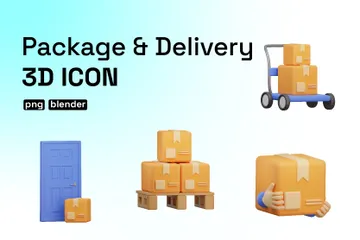Package & Delivery 3D Icon Pack