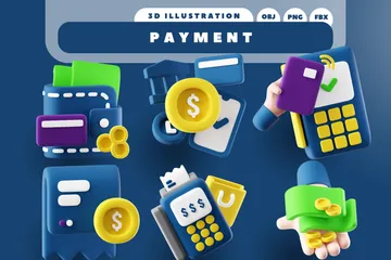 Payment 3D Icon Pack