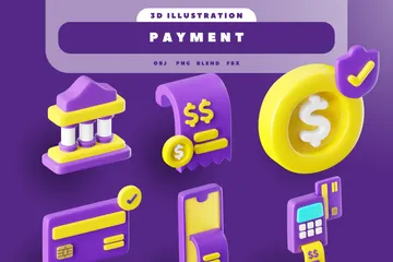 Payment 3D Icon Pack