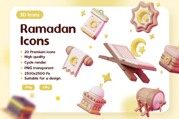 Ramadã Pacote de Icon 3D