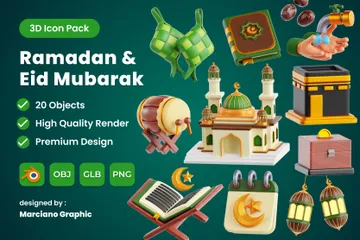 Ramadan 3D Icon Pack