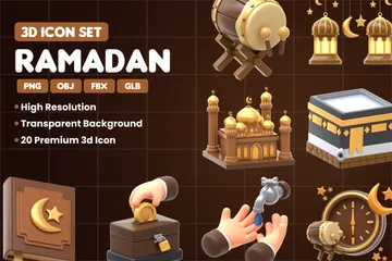 Ramadan 3D Icon Pack