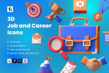 Resume 3D Icon Pack