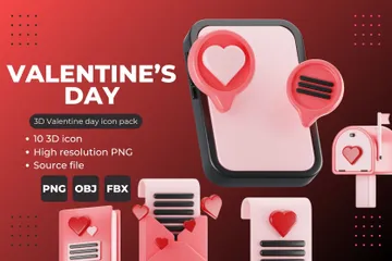 Saint Valentin Pack 3D Icon