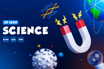 Science 3D Icon Pack