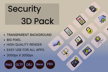 Pack Sécurité 3D Pack 3D Icon