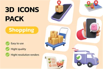 Shopping Online Vol.2 3D Icon Pack