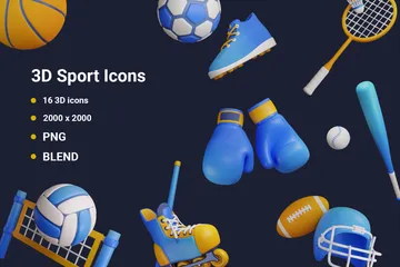 スポーツ 3D Iconパック