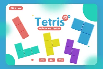 Tetris 3D Icon Pack