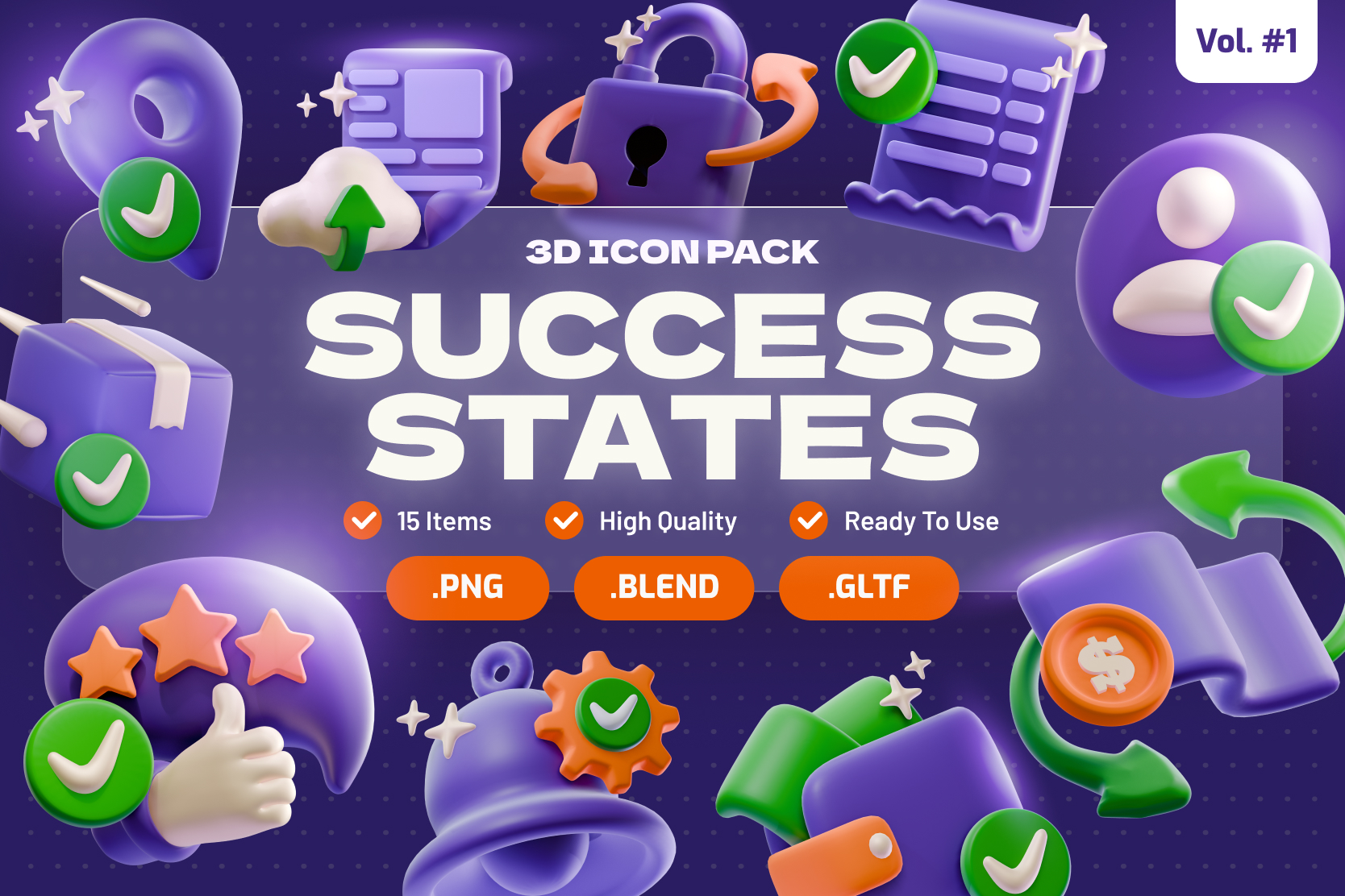Pack custom mockup 1 - UI Success States