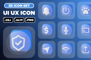 UI-UX 3D Icon Pack