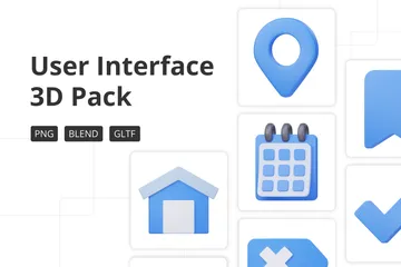 User Interface 3D Icon Pack