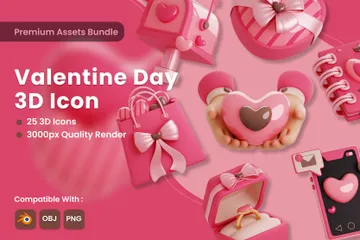 Valentine's Day Vol.2 3D Icon Pack