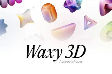 Wachsartig 3D Icon Pack