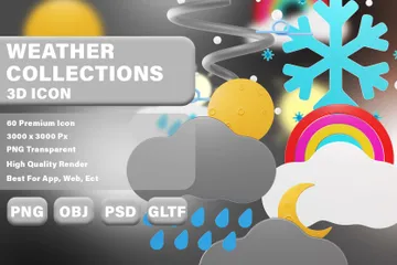 Wetter 3D Icon Pack