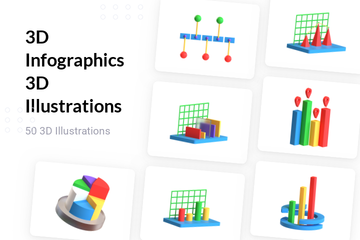 3D Infographics 3D Illustration Pack