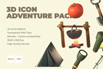 Abenteuer 3D Icon Pack