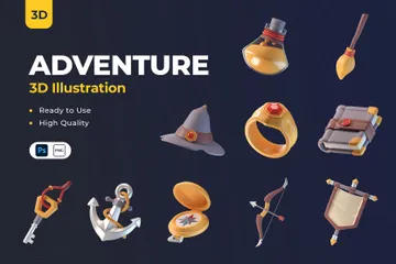 Abenteuer 3D Icon Pack