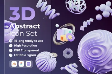 Abstract 3D Icon Pack