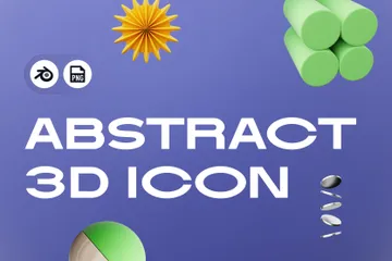 추상적인 3D Icon 팩