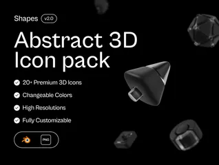 Abstract 3D Icon Pack