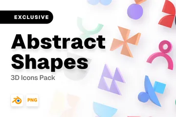 Abstract Elements 3D Icon Pack