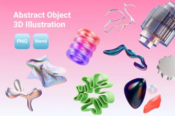 Abstract Object 3D Icon Pack