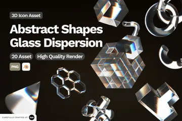 Abstract Shapes 3D Icon Pack