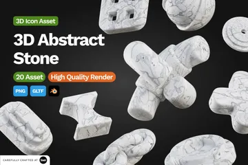 Abstract Shapes 3D Icon Pack