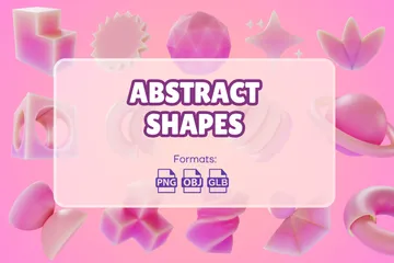 Abstract Shapes 3D Icon Pack