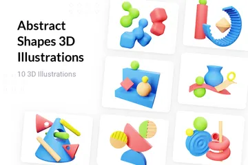 Abstract Shapes 3D Illustration Pack