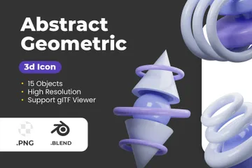 Geométrico abstracto Paquete de Icon 3D