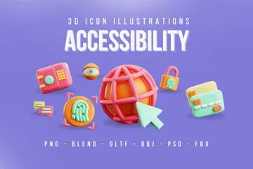 Accessibilité Pack 3D Illustration