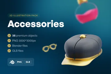 Accessories 3D Icon Pack
