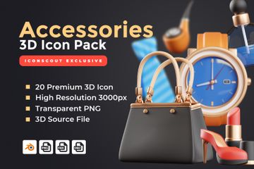 Accessories 3D Illustration Pack