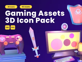 Actifs de jeu Pack 3D Icon