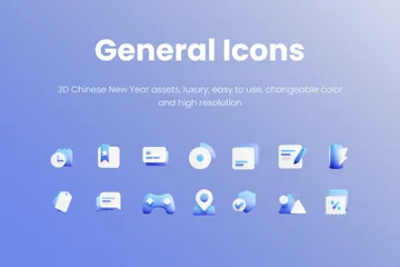 Actifs généraux Pack 3D Icon