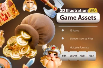 Activos del juego Paquete de Icon 3D
