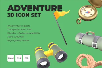 Adventure 3D Icon Pack