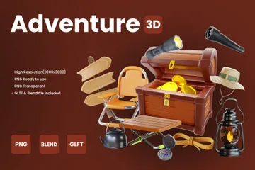 Adventure 3D Icon Pack