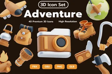 Adventure 3D Icon Pack