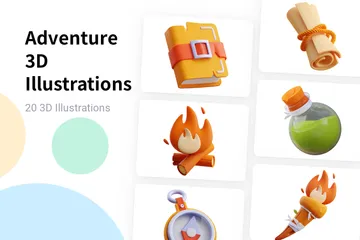 Adventure 3D Illustration Pack