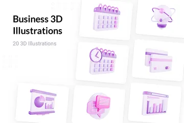 Entreprise Pack 3D Illustration