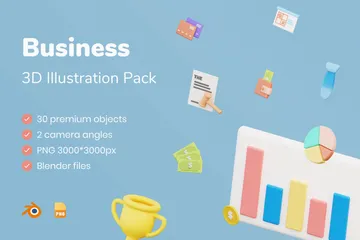 Entreprise Pack 3D Illustration