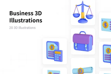 Entreprise Pack 3D Illustration